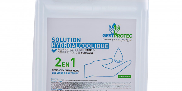 GESTPROTEC® 2-in-1 hydroalcoholic solution tested by UFC Que Choisir magazine